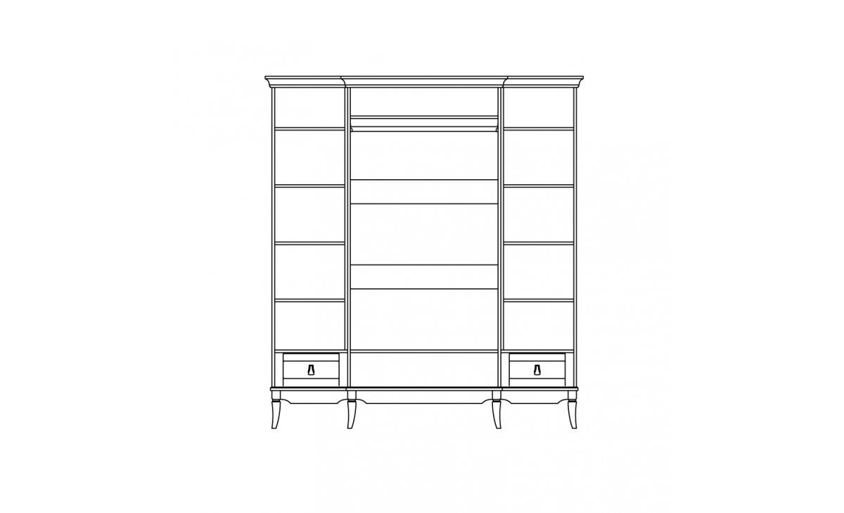 Шкаф  комбинированный ГМ 6554-10