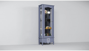 Шкаф с витриной Лаура ММ-351-01