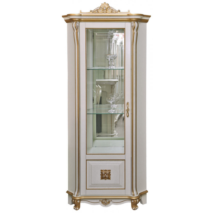 Шкаф с витриной «Алези Люкс» П1.349.0.13-01 (П350.13-01л)