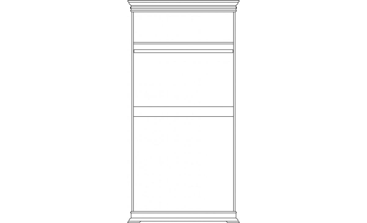 Шкаф для одежды 2д «Верди Классик» П1.0487.0.37